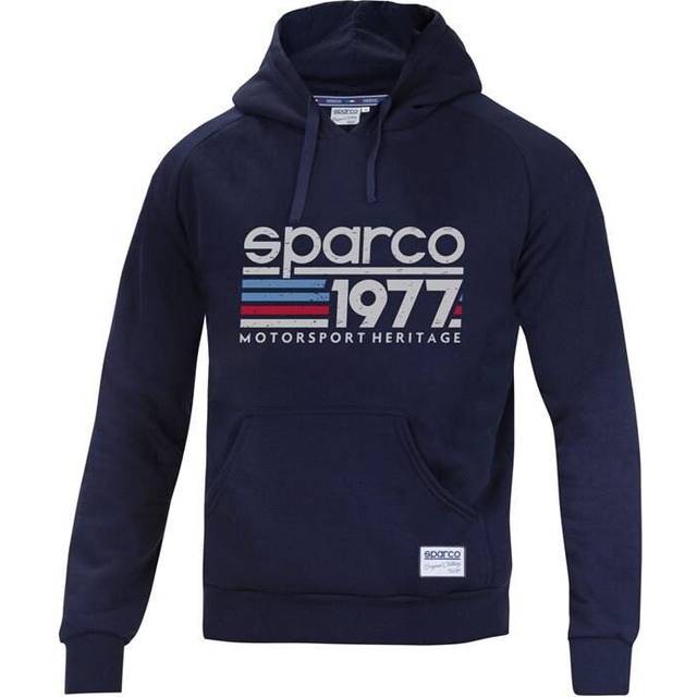 Sparco 1977 Hoodie - XL, Navy Blue