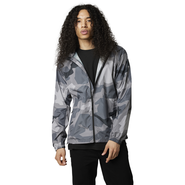 FOX Geology Camo WindBreaker Jacket Black Camo M (M)