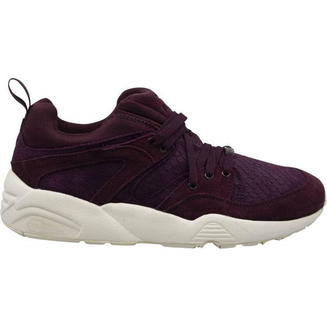 Puma Trinomic Blaze Of Glory Rioja Leather Lace Up Womens Trainers 361470 01 - Purple - Size UK 4