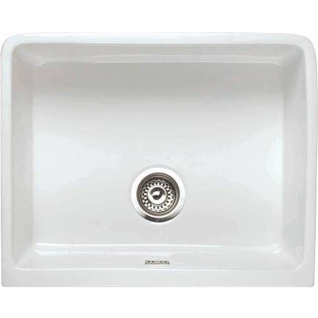 Rak Ceramics - rak Gourmet 2 Ceramic Belfast Kitchen Sink 1.0 Bowl 595mm l x 475mm w - Alpine White
