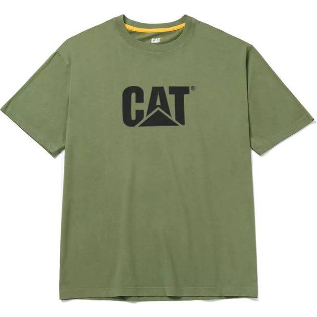 Caterpillar Trademark Logo T-Shirt 25301 Chive L Colour: Chive, Size: