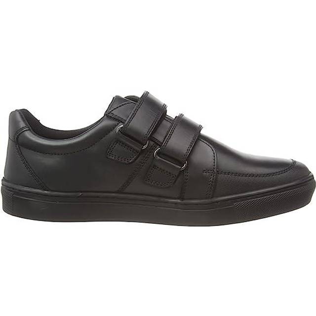Hush Puppies Kids' Santos Junior School Shoes, Black