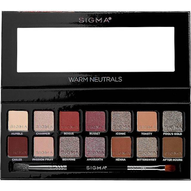 Sigma Beauty Warm Neutrals Eyeshadow Palette Palett för ögonskugga 25.5 g