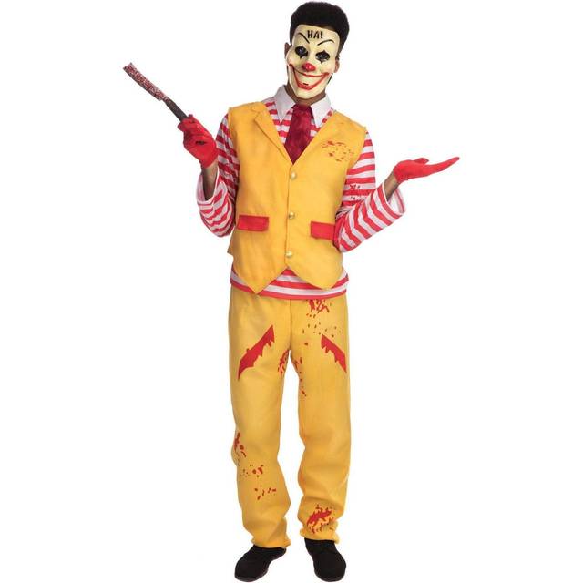 (Standard) Official Forum AF181XL Mens Men's Dapper Clown Extra Large Adult Costumes
