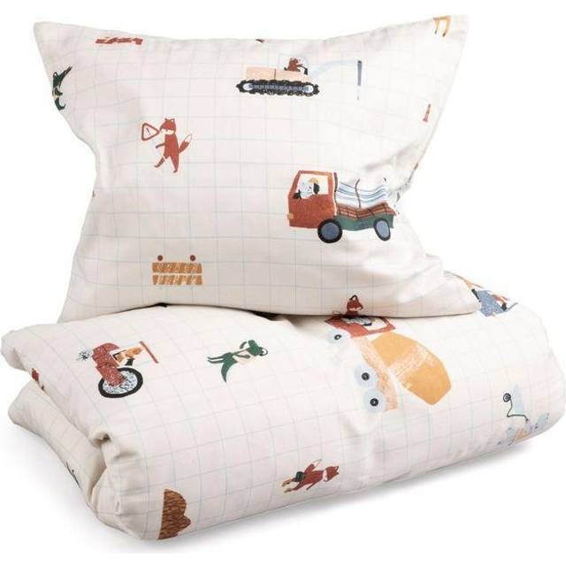 Sebra Busy Builders Baby Bed Set 70x100cm