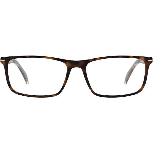 DAVID BECKHAM Man DB 1019 086 Optiska bågar Acetat Havana Fyrkantig