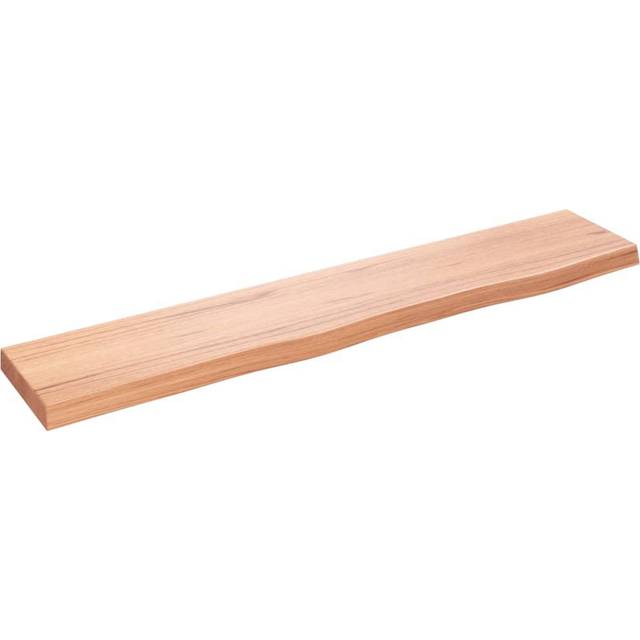 vidaXL Bordsskiva ljusbrun 100x20x4 cm behandlad massiv ek