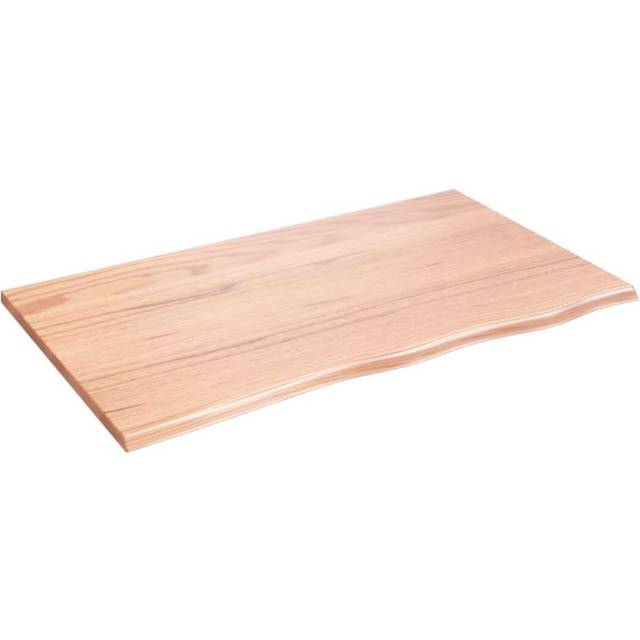 vidaXL Wall Shelf Light Brown 100x60x2 cm Treated Solid Wood Oak