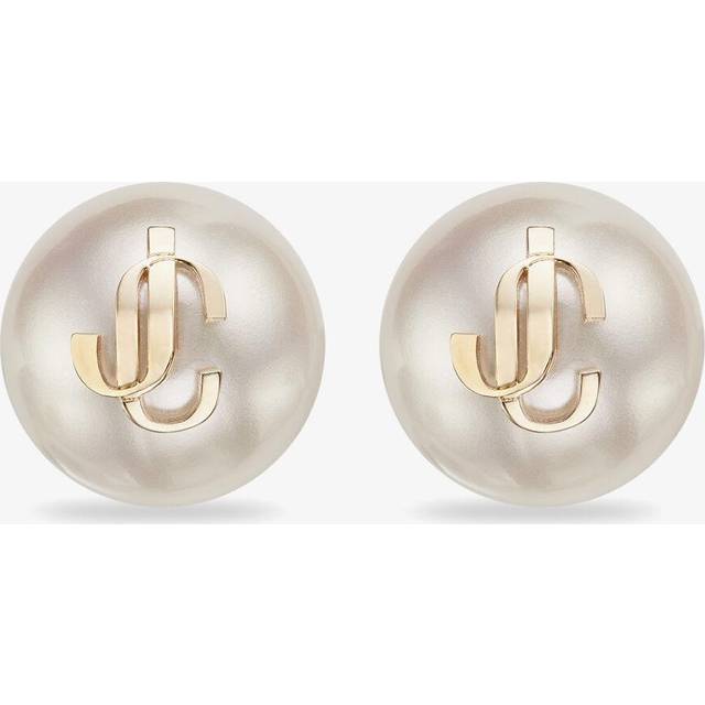 Jc Pearl Studs - Gold/White - One Size
