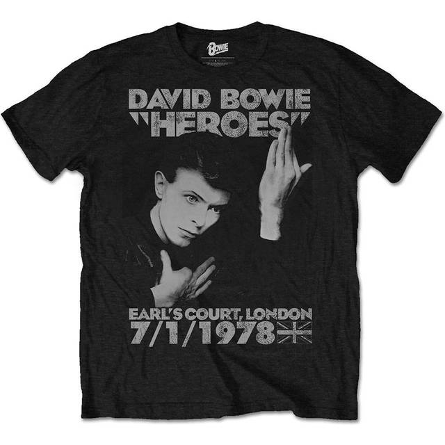 David Bowie Heroes Earl's Court Mens T Shirt XL