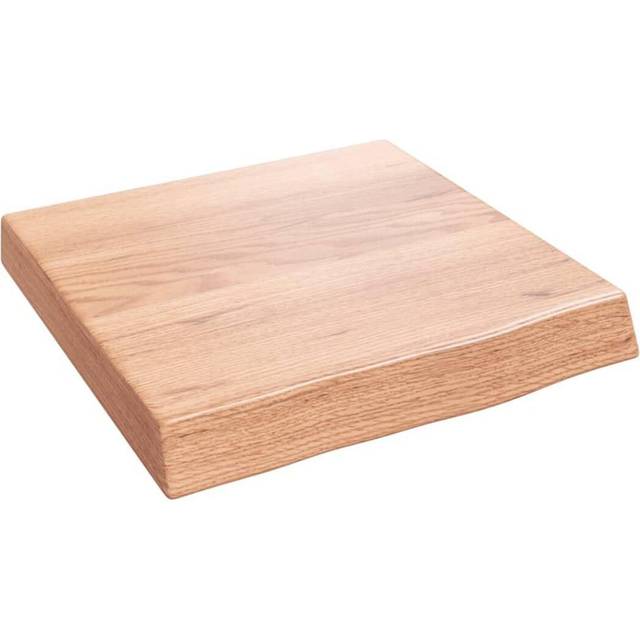 vidaXL Wall Shelf Light Brown 40x40x(2-6) cm Treated Solid Wood Oak