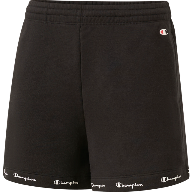 Champion Dam Legacy American Classics Powerblend Terry hög midja vanliga shorts, svart, XX-Large
