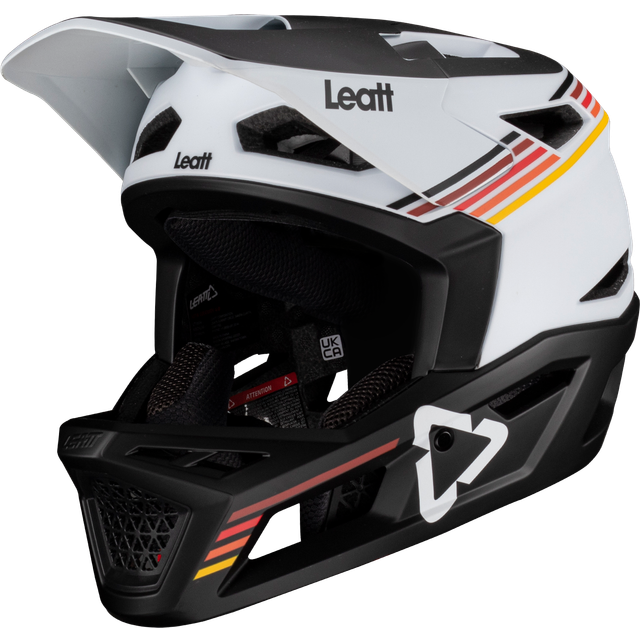 Leatt Fullface Helm Gravity 4.0, Weiß, XL