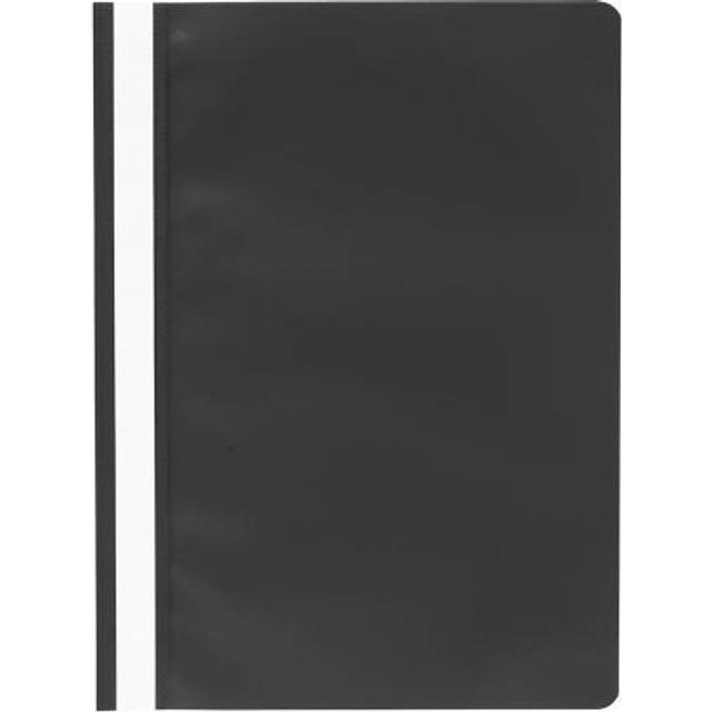 Exacompta Flat Bar Folder A4 Pack of 25, Black