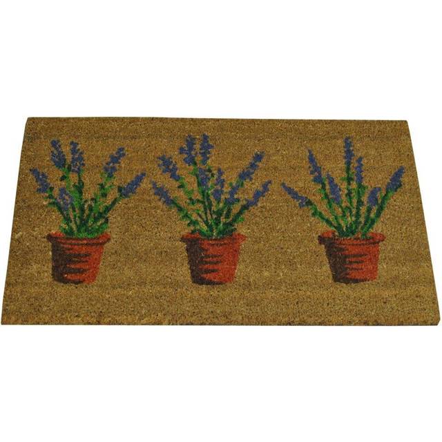 Lavandula Lavender Pots Indoor & Outdoor Coir Doormat
