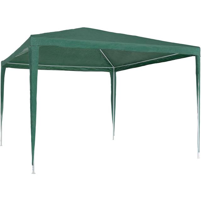 Tectake - Gazebo Kara - 3 x 3 m, waterproof, uv protection, guy ropes and pegs included - Pavilion, garden tent, garden pavilion - green
