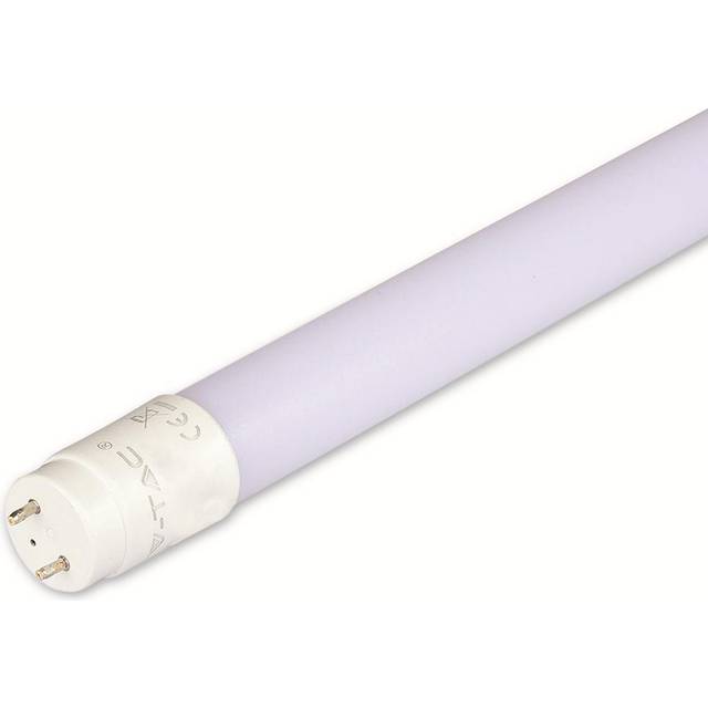 V-TAC IP20 T8 Nano Plastic LED Tube with Samsung Chip 20W 150cm - 6500K