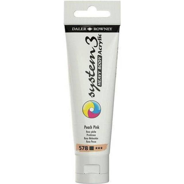 Daler Rowney System 3 Heavy Body Acrylic 59ml Peach Pink