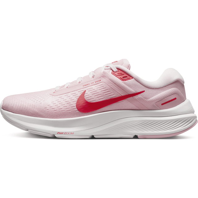 Nike Air Zoom Structure 24 street löparskor dam, Rosa Med Soft Pink Lt Crimson Summit White, 38.5 EU