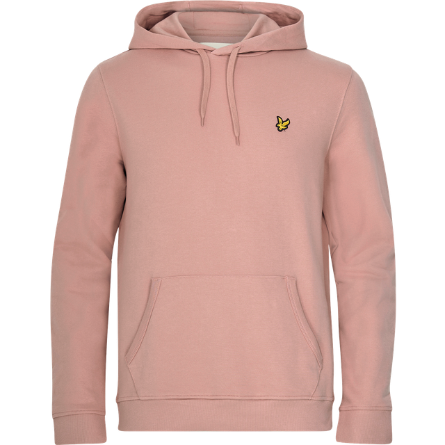 Lyle & Scott Mens Organic Cotton Pullover Hoodie - Mauve Dusk - Purple - Size Small