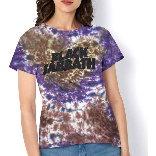 Black Sabbath Wavy Logo Purple Official Unisex T-shirt