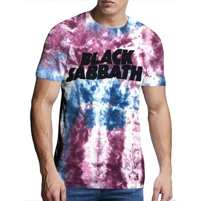 Black Sabbath Wavy Logo Blue Official Unisex T-shirt