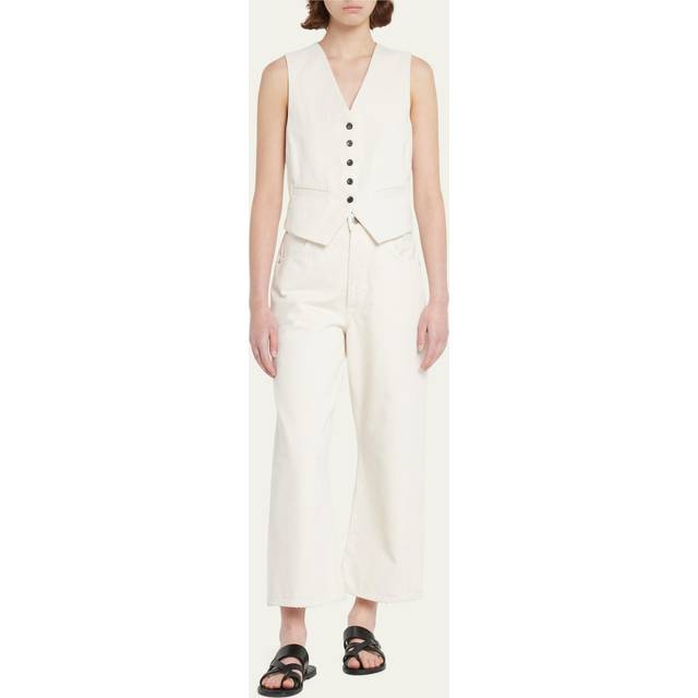 Citizens of Humanity Gaucho high-rise wide-leg jeans - white (32)