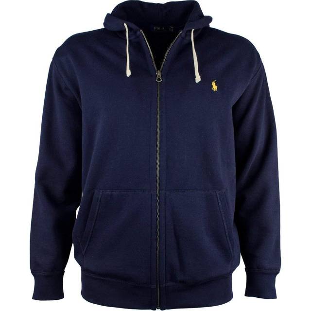 POLO RALPH LAUREN Men's Classic Fleece Full Zip Hoodie  Navy  Blue  S