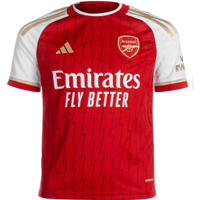 Arsenal 23/24 Home Jersey - Better Scarlet / White - M