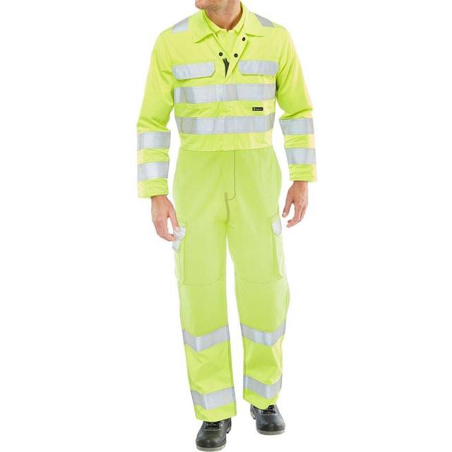Beeswift ARC Flash High Visibility Coverall Saturn Yellow 42 - CARC7SY42