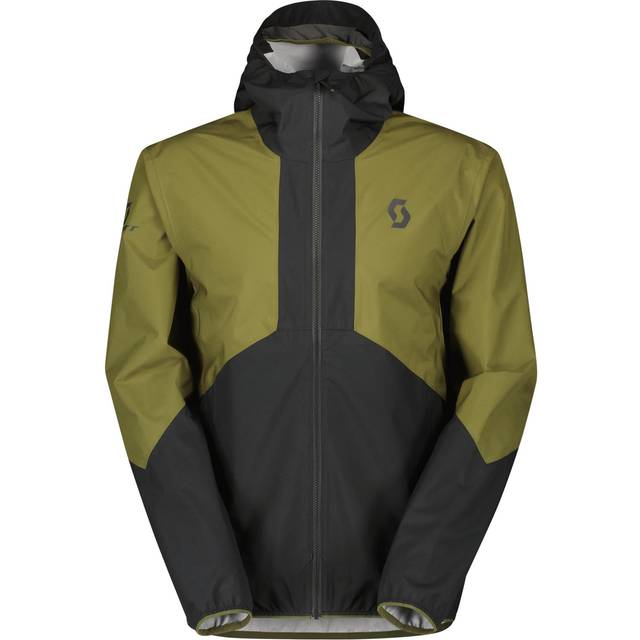 Scott Explorair Light Dryo 2.5L Jacket - Regnjacka - Herr Black / Fir Green S