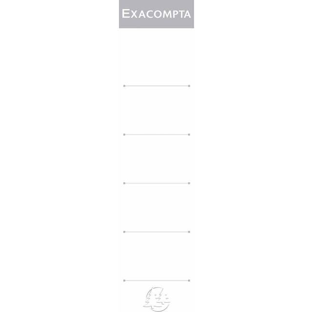 Exacompta 50mm Spine Labels Pack of 10, none