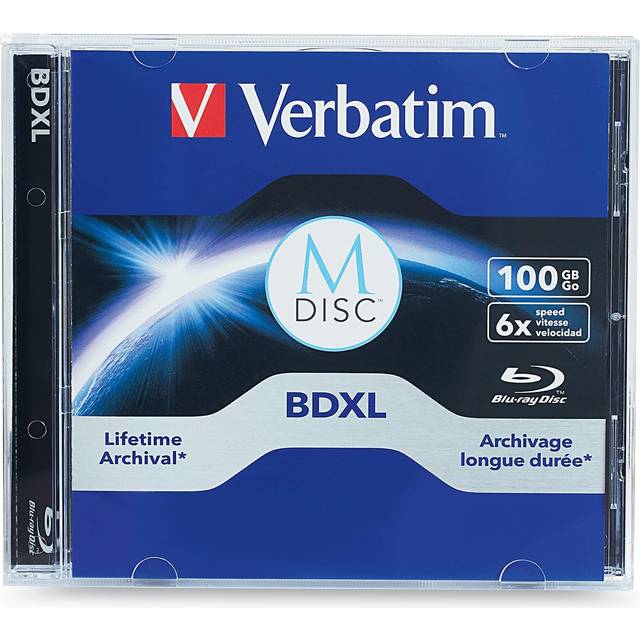 Verbatim 98912 M-Disc Blu-ray 100 GB 1 st Jewel Case
