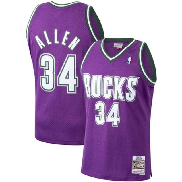 Mitchell & Ness, Sport, Herr, XL, NBA Basket T-shirt - purple (XL)
