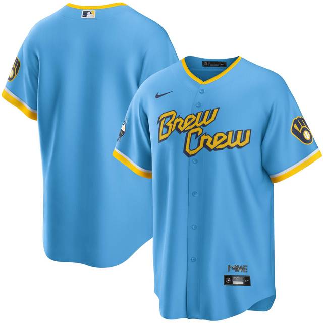 Milwaukee Brewers Nike Official Replica City Connect Jersey - Mens