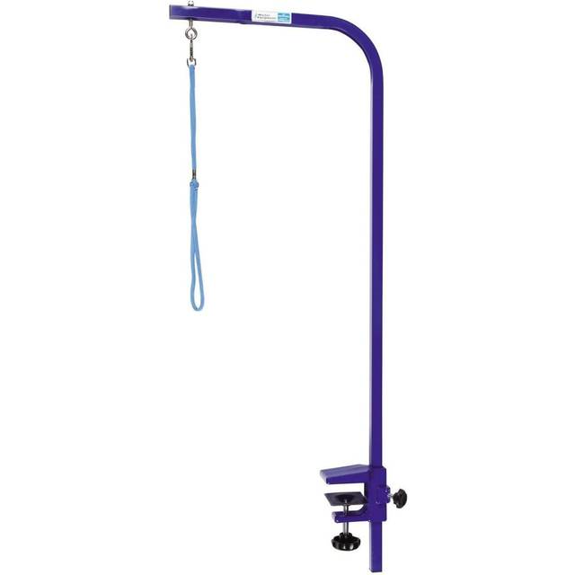 Master Equipment Aluminum Pet Grooming Adjustable Arm with Clamp and Grooming Loop in Blue