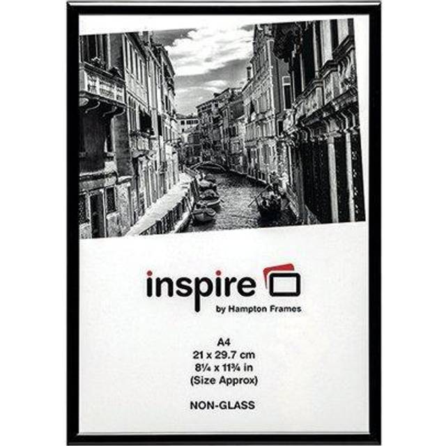 TPAC Photo Aluminium Certificate Frame A4 Black PAAFA4Black