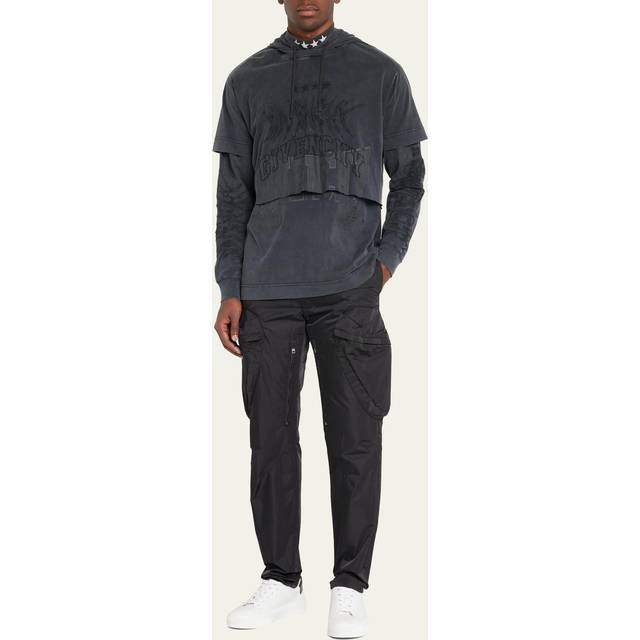 PRADA Re-Nylon Cargo Trousers - Black