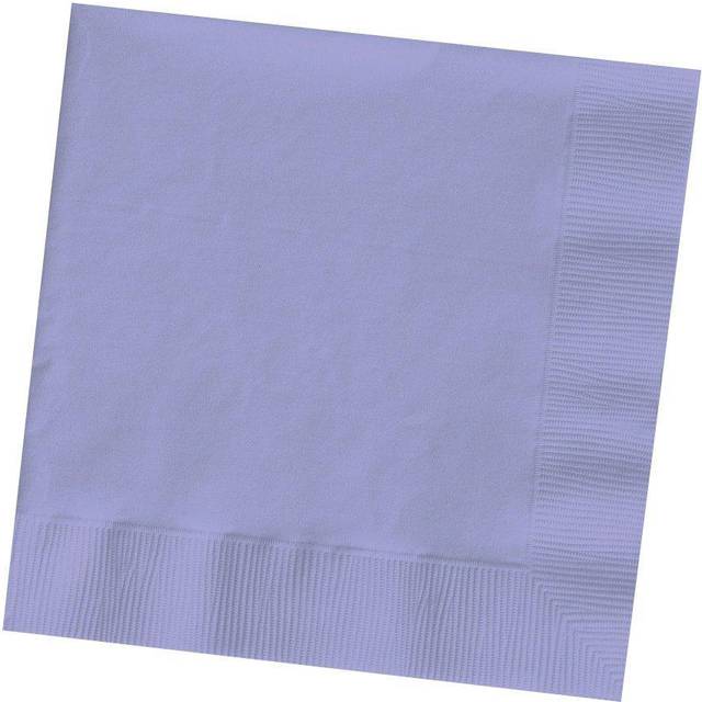 50-Count Touch of Color 3-Ply Paper Beverage Napkins, Luscious Lavender