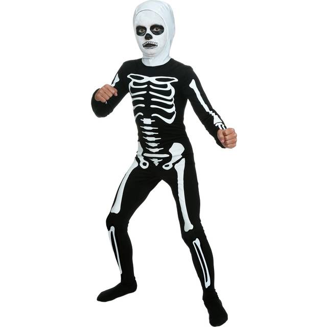 Child Karate Kid Skeleton Suit Costume | Karate Kid Costumes - Black&#47;White (XS)