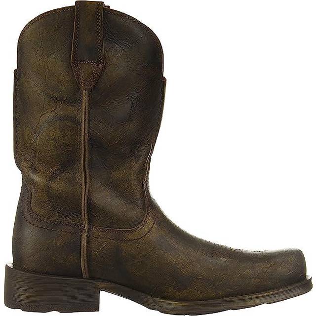 Men's Rambler Western Boots in Antiqued Grey Leather, D Medium Width, Size 12, by Ariat