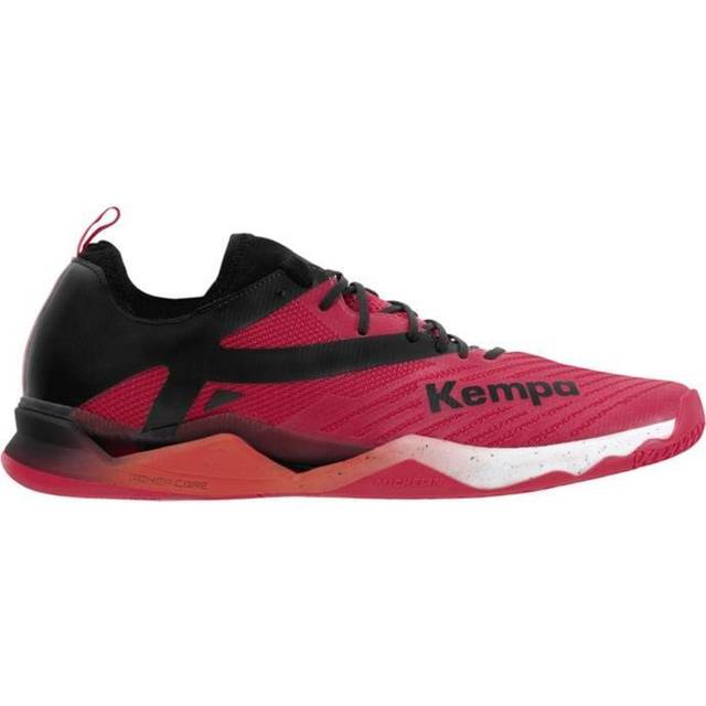 Kempa Wing Lite 2.0 sneakers löparskor sportskor sneakers handboll jogging utomhus fritid skor lätta och andas, röd svart, 44 EU