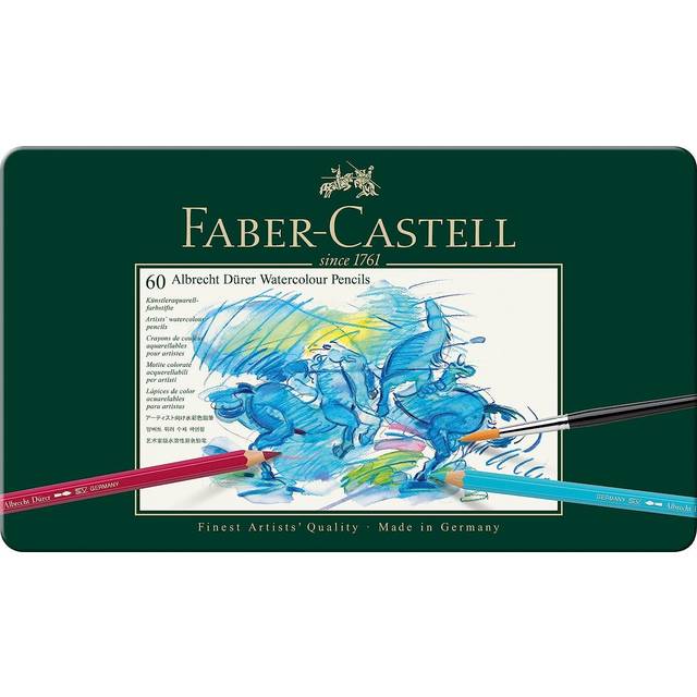 Faber-Castell Watercolour pencil Artist färgpenna Albrect Dürer 60st i metalletui 117560 (Artistfärgpenna Albrecht Dürer, 60/etui)