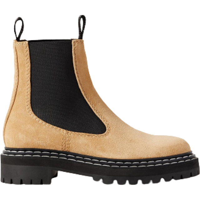 Proenza Schouler - Suede Chelsea Boots - Beige - Neutrals - IT 37.5