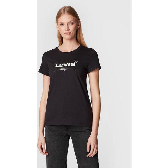Levi's dam T-shirt The Perfect Tee, Black Agate, XXS
