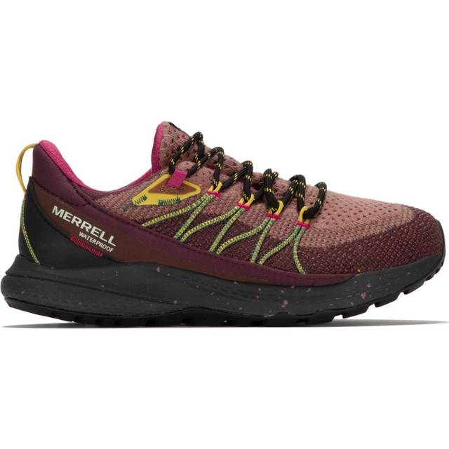 Merrell bravada 2 waterproof trail shoe burgundy