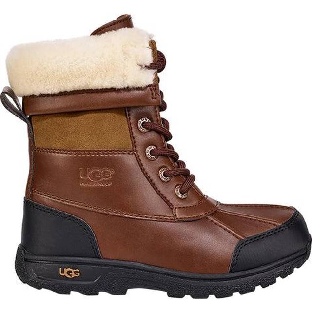 UGG® Butte II Boot for Kids in Brown, Size 13, Leather/Wool - Worchester