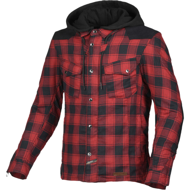 Macna Inland MC-Hoodie Röd-Svart M