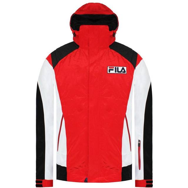 Fila Logo Mens Red Short Jacket - Size Medium