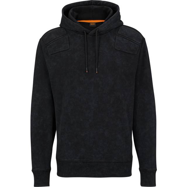 BOSS Weozonehood sweatshirt för män, Black1, 6XL